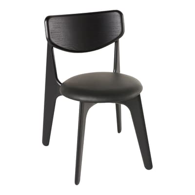 Slab Dining Chair Black
