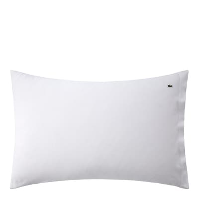 Pique 10 Blanc Standard Pillowcase