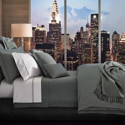 Penthouse Charcoal Clay Double Duvet Cover