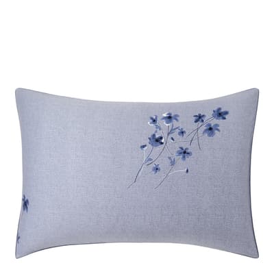 Linen Flowers Standard Pillowcase