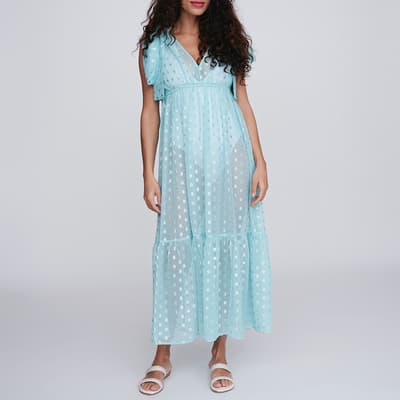 Turquoise Estepona Maxi Dress