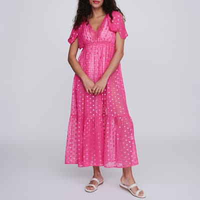 Pink Estepona Maxi Dress