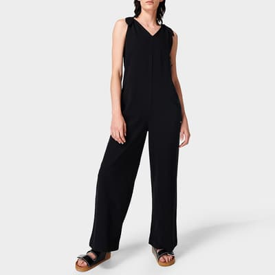 Black Harlow Strappy Jumpsuit