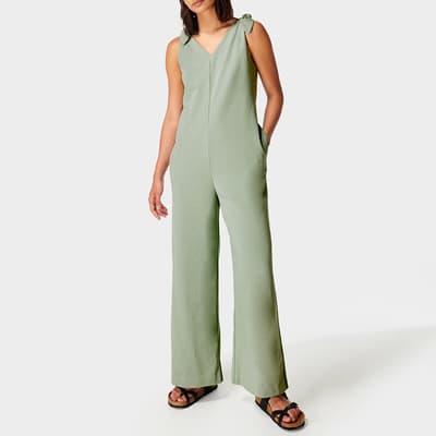 Green Harlow Strappy Jumpsuit