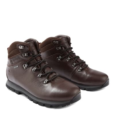 Brown Leather Walking Boots