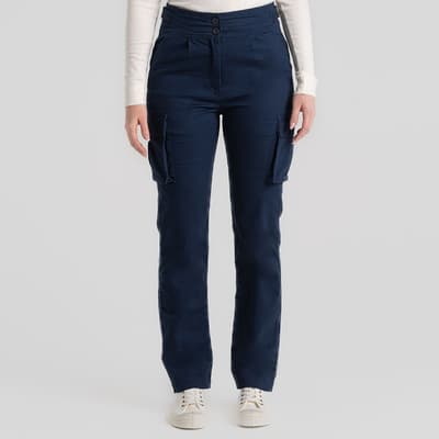 Navy Araby Trousers