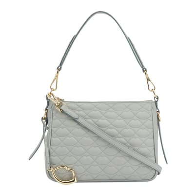 Shagreen Quilted Lip Leather Callie Crossbody Bag