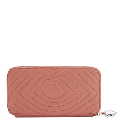 Agate Lip Ripple Tansy Smooth Leather Wallet