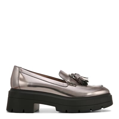 Silver Leather Nieves Loafer