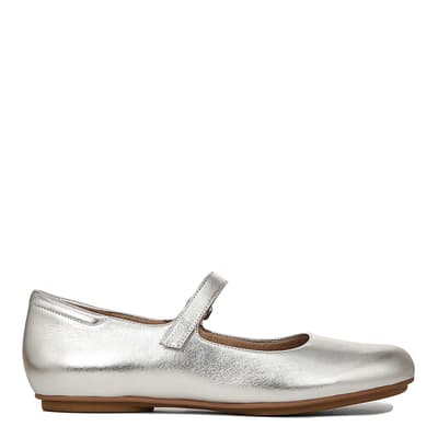 Silver Leather Maxwell Mary Jane