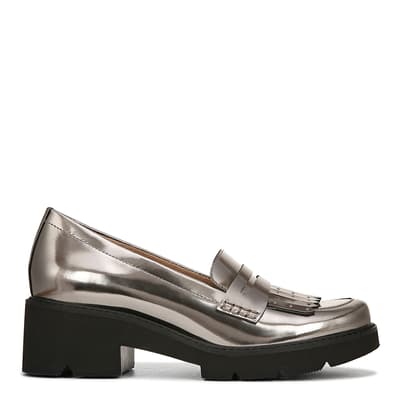 Silver Leather Darcy Loafer