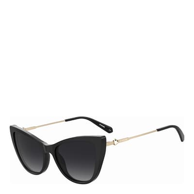 Black Rectangular Sunglasses 53 mm