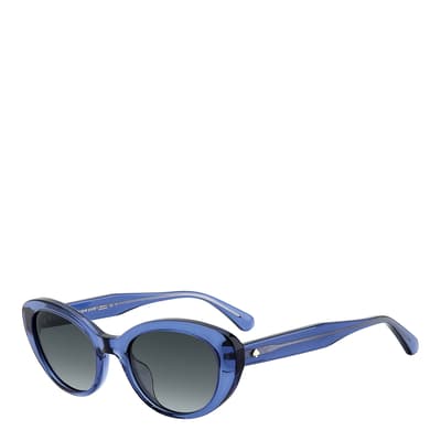 Blue Oval Sunglasses 51 mm
