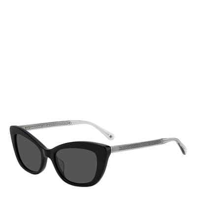 Black Rectangular Sunglasses 54 mm