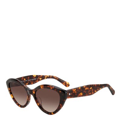 Brown Cat Eye Sunglasses 55 mm