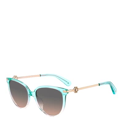 Blue Cat Eye Sunglasses 54 mm