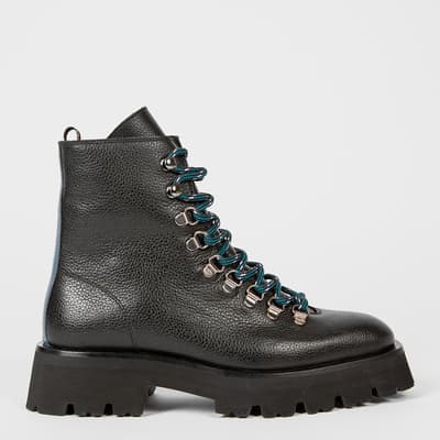 Black Dakota Leather Boots