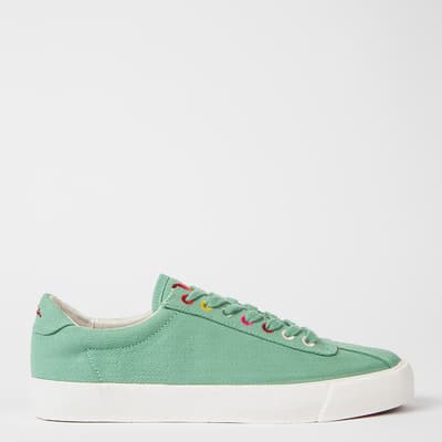 Green Terrell Cotton Trainers