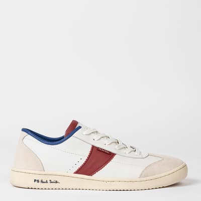 White Muller Leather Trainers