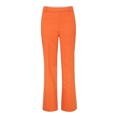 Orange Nadja Bootcut Trousers