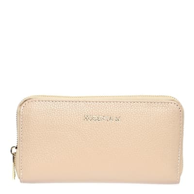 Pink Italian Leather Wallet