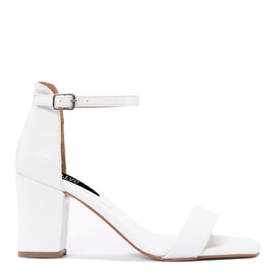 White Heeled Sandal
