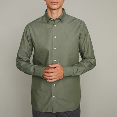 Olive Amarc Cotton Shirt