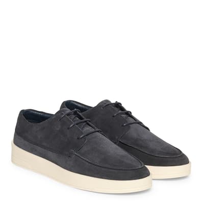 Navy Leather Shoe