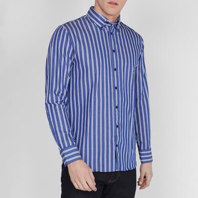 Oxford Blue Cotton Shirt