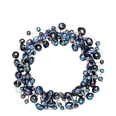 Blue Freshwater Pearl Bracelet