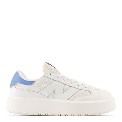 Unisex White/Blue CT302 Trainers