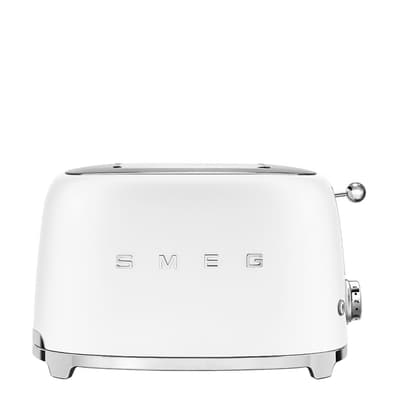 Two slice toaster in Matte White