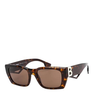 Women's Brown Burberry Sunglasses 53mm