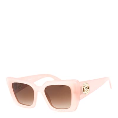 Women's Pink/Brown Burberry Sunglasses 51mm