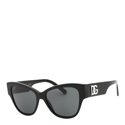 Women's Black/Dark Grey Dolce & Gabbana Sunglasses 54mm
