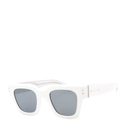Women's White/Grey Dolce & Gabbana Sunglasses 48mm