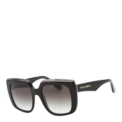 Women's Black/Grey Dolce & Gabbana Sunglasses 54mm
