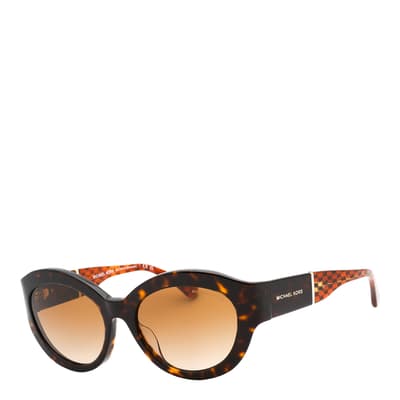 Women's Tortoise Michael Kors Sunglasses 54mm