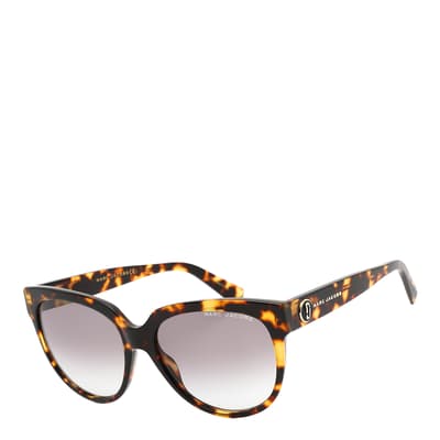 Women's Havana/Grey Marc Jacobs Sunglasses 56mm