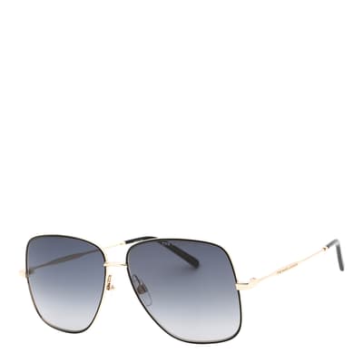 Women's Gold/Black/Dark Grey Marc Jacobs Sunglasses 59mm