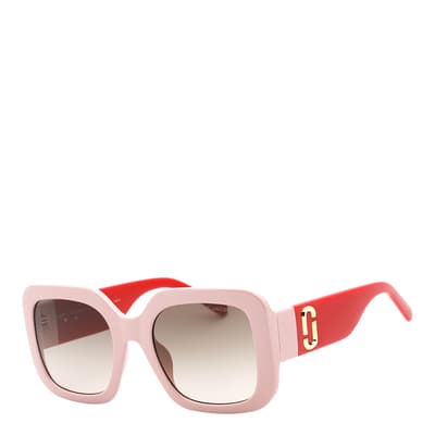 Women's Pink Red/Brown Marc Jacobs Sunglasses 53mm