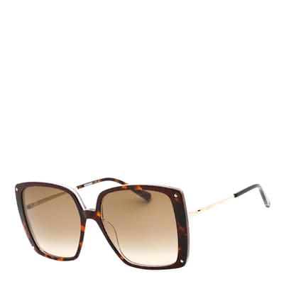 Women's Plum/Brown Missoni Sunglasses 58mm
