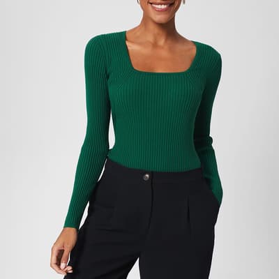 Green Bethan Knitted Top