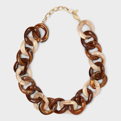 Brown Emmy Chunky Necklace