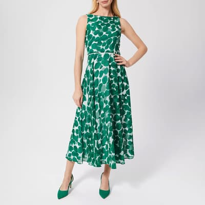 Green Carly Midi Dress