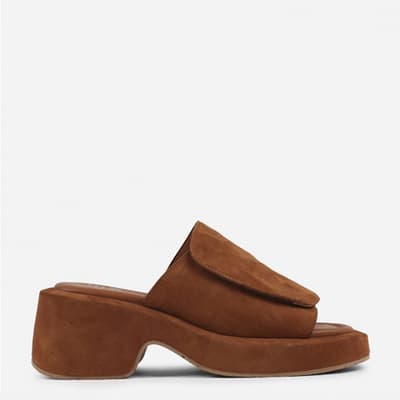 Brown Vita-Sandal Heeled Sandal