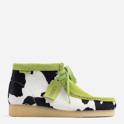 Off White/Black/Lime Wonde-Ry Ankle Boot
