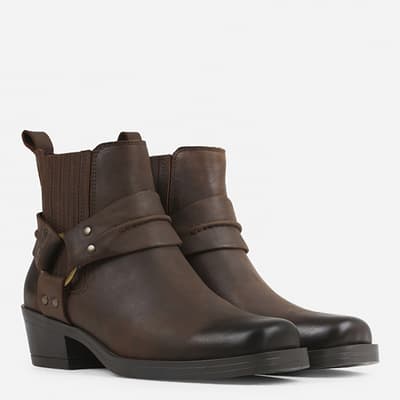 Brown Bean Trig-Ger Ankle Boot