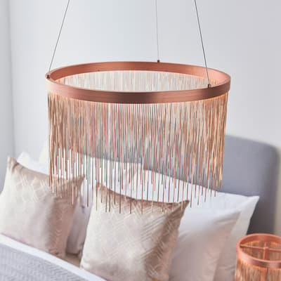 Howth 1 Pendant Light Brushed Copper