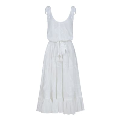 White Atzaro Maxi Dress